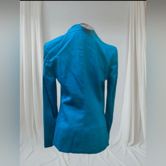 Mango Teal Women's Blazer - Picture 3 of 5